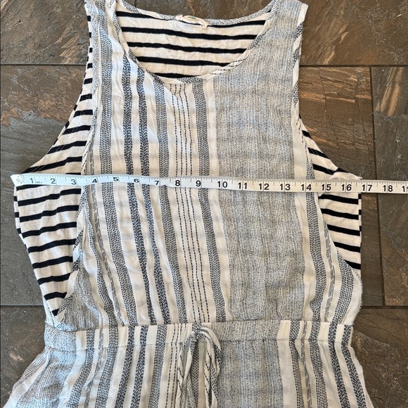 Hummingbird classic beachy contemporary Striped Sleeveless Maxi Dress size M - Picture 10 of 15